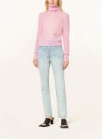 GANNI Rollkragenpullover mit Mohair, Farbe: ROSA (Bild 1)