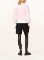GANNI Sweater with alpaca and decorative gems, Color: PINK/ WHITE (Image 1)