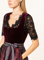 AlpenHERZ Dirndl VIVIAN, Farbe: DUNKELROT/ DUNKELBLAU/ DUNKELLILA (Bild 1)