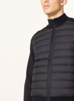 ZEGNA Daunenjacke im Materialmix , Farbe: DUNKELBLAU (Bild 1)