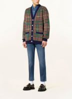 GUCCI Strickjacke zum Wenden, Farbe: DUNKELBLAU/ CAMEL (Bild 1)