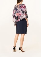 Vera Mont Cocktailkleid, Farbe: DUNKELBLAU/ ROSA/ HELLBLAU (Bild 1)
