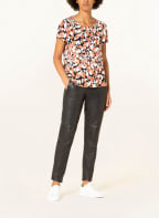 s.Oliver BLACK LABEL Blusenshirt, Farbe: SCHWARZ/ GRAU/ ROSÉ (Bild 1)
