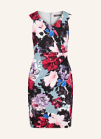 Vera Mont Cocktailkleid, Farbe: BLAUGRAU/ ROT/ ROSA (Bild 1)