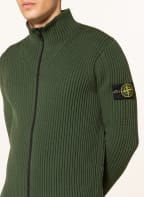 STONE ISLAND Cardigan, Color: DARK GREEN (Image 1)