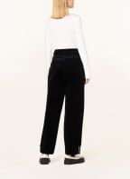 EMPORIO ARMANI Cordhose im Jogging-Stil, Farbe: DUNKELBLAU (Bild 1)