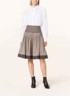 ROCKMACHERIN Trachten skirt SCHWAMMALKEARWE Classic, Color: DARK GRAY/ TAUPE (Image 1)