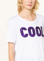 Princess GOES HOLLYWOOD T-shirt with sequins , Color: WHITE (Image 1)
