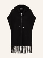 Princess GOES HOLLYWOOD Poncho aus Merinowolle , Farbe: SCHWARZ (Bild 1)