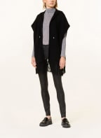 Princess GOES HOLLYWOOD Poncho aus Merinowolle , Farbe: SCHWARZ (Bild 1)