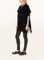 Princess GOES HOLLYWOOD Poncho aus Merinowolle , Farbe: SCHWARZ (Bild 1)
