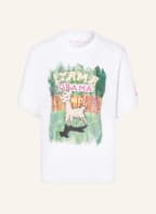 FrogBox T-shirt with decorative gems, Color: WHITE/ BLUE/ GREEN (Image 1)