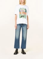 FrogBox T-shirt with decorative gems, Color: WHITE/ BLUE/ GREEN (Image 1)