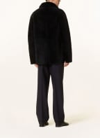 JIL SANDER Reversible lambskin jacket, Color: DARK BLUE (Image 1)