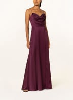 unique Abendkleid mit Schmucksteinen und Stola , Farbe: FUCHSIA (Bild 1)