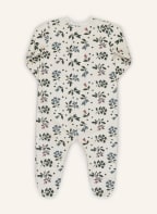 PETIT BATEAU Strampler, Farbe: CREME/ DUNKELGRÜN (Bild 1)