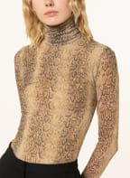 GANNI Rollkragenshirt, Farbe: GELB/ DUNKELGELB/ BRAUN (Bild 1)