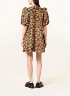 GANNI Jacquard-Kleid , Farbe: SCHWARZ/ GELB/ ROT (Bild 1)