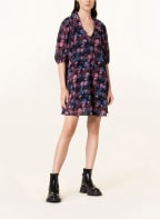 GANNI Plisseekleid, Farbe: DUNKELBLAU/ BLAU/ ROSA (Bild 1)