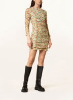 GANNI Kleid, Farbe: MINT/ ORANGE/ GELB (Bild 1)