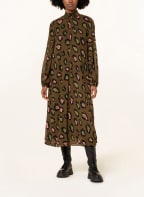 ESSENTIEL ANTWERP Kleid CONNIE, Farbe: KHAKI/ OLIV/ NEONPINK (Bild 1)