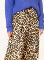 ESSENTIEL ANTWERP Skirt CORNY with silk, Color: CREAM/ BROWN/ BLACK (Image 1)