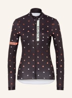 maloja Cycling jersey TOADSTOOLM., Color: BLACK/ LIGHT GREEN/ DARK ORANGE (Image 1)
