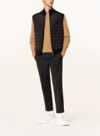 BOSS Sweater vest LEMARINO in mixed materials, Color: BLACK (Image 1)