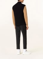 BOSS Sweater vest LEMARINO in mixed materials, Color: BLACK (Image 1)