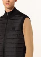 BOSS Sweater vest LEMARINO in mixed materials, Color: BLACK (Image 1)
