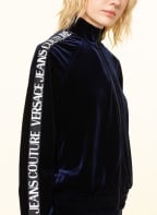 VERSACE JEANS COUTURE Nicki jacket with tuxedo stripes, Color: DARK BLUE/ WHITE (Image 1)