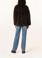 ANINE BING Teddyfell-Jacke RYDER , Farbe: DUNKELBRAUN (Bild 1)