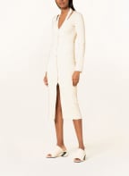 PATRIZIA PEPE Strickkleid mit Cut-outs, Farbe: CREME (Bild 1)