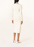 PATRIZIA PEPE Strickkleid mit Cut-outs, Farbe: CREME (Bild 1)