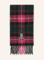 LAUREN RALPH LAUREN Schal, Farbe: DUNKELGRÜN/ PINK/ ROT (Bild 1)