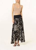 VALÉRIE KHALFON Skirt GEES, Color: BLACK/ BEIGE (Image 1)