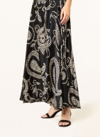 VALÉRIE KHALFON Skirt GEES, Color: BLACK/ BEIGE (Image 1)