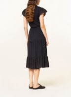 SUMMERY COPENHAGEN Skirt ANNA with lace, Color: BLACK/ DARK BLUE (Image 1)