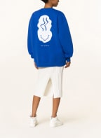 OH APRIL Oversized-Sweatshirt GOOD KARMA CLUB, Farbe: BLAU/ WEISS (Bild 1)