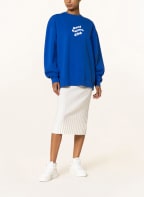 OH APRIL Oversized-Sweatshirt GOOD KARMA CLUB, Farbe: BLAU/ WEISS (Bild 1)