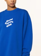 OH APRIL Oversized-Sweatshirt GOOD KARMA CLUB, Farbe: BLAU/ WEISS (Bild 1)