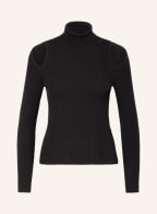 RIANI Rollkragenpullover mit Cut-outs, Farbe: SCHWARZ (Bild 1)