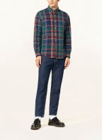 POLO RALPH LAUREN Oxford shirt custom fit , Color: GREEN/ DARK BLUE/ ORANGE (Image 1)