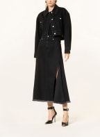 Alexander McQUEEN Denim skirt, Color: BLACK (Image 1)