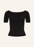 Alexander McQUEEN Off-shoulder shirt, Color: BLACK (Image 1)