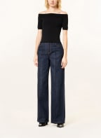 Alexander McQUEEN Off-shoulder shirt, Color: BLACK (Image 1)