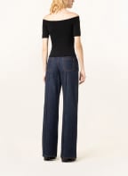 Alexander McQUEEN Off-shoulder shirt, Color: BLACK (Image 1)