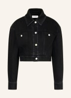 Alexander McQUEEN Cropped-Jeansjacke, Farbe: SCHWARZ (Bild 1)