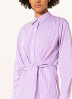 LAUREN RALPH LAUREN Hemdblusenkleid, Farbe: HELLLILA/ WEISS (Bild 1)