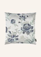 PROFLAX Decorative cushion cover NOBEL, Color: ECRU/ LIGHT GREEN/ DARK BLUE (Image 1)